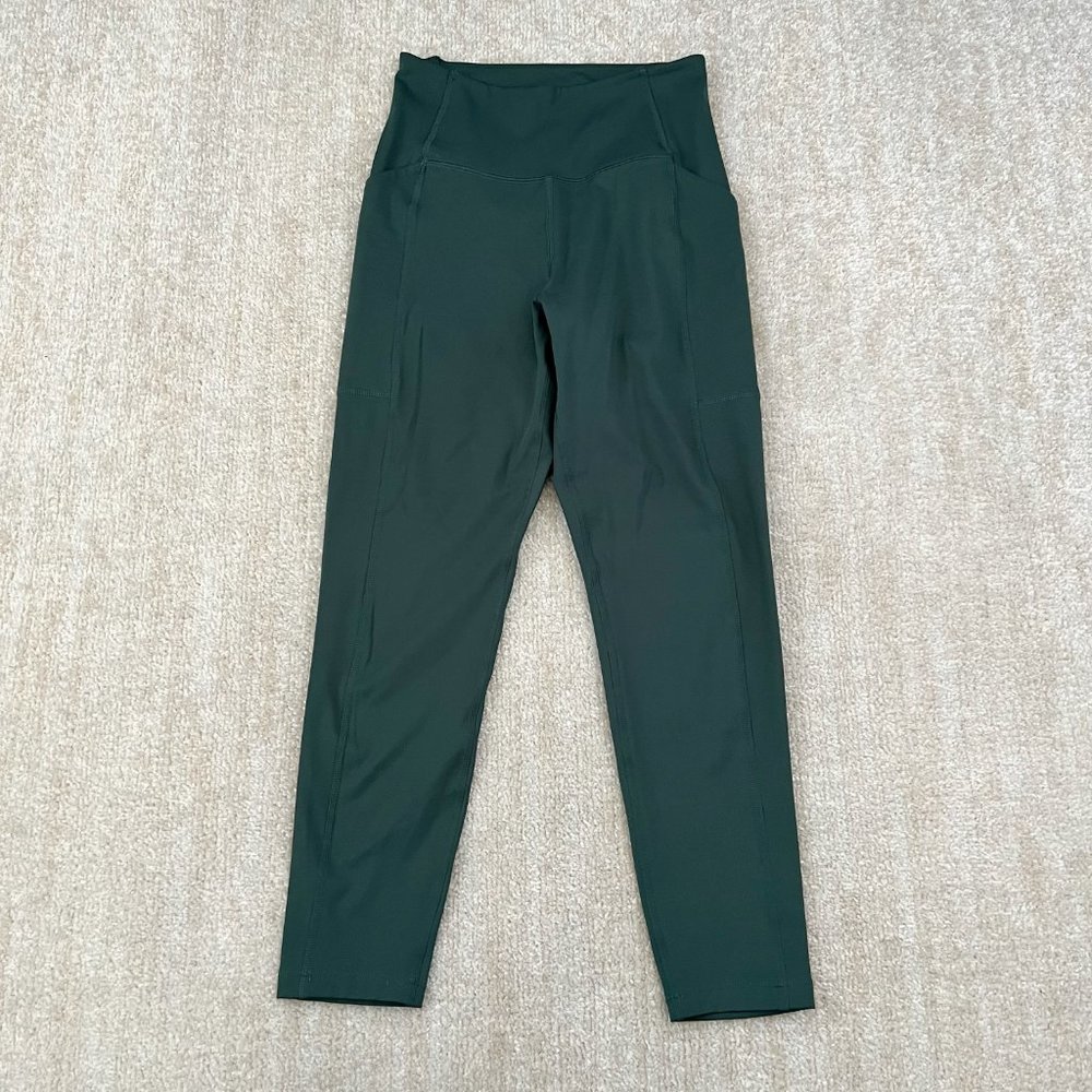Girlfriend Collective High Rise Pocket Leggings S Green